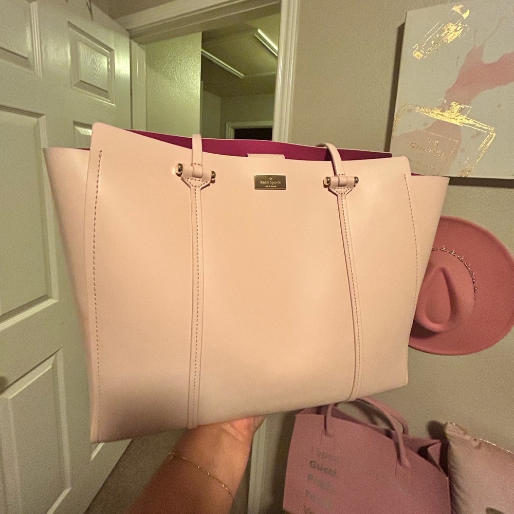 Pink Kate Spade tote/shoulder bag